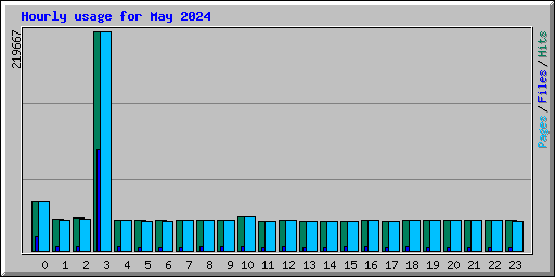 Hourly usage for May 2024