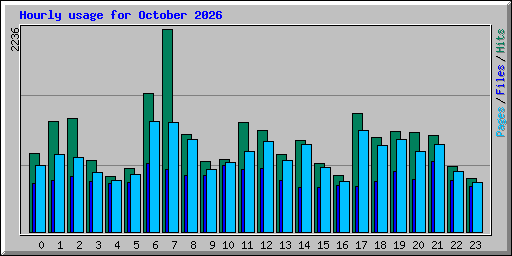 Hourly usage for October 2026